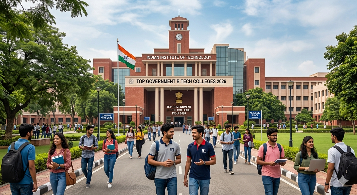 Top Government BTech Colleges India 2026