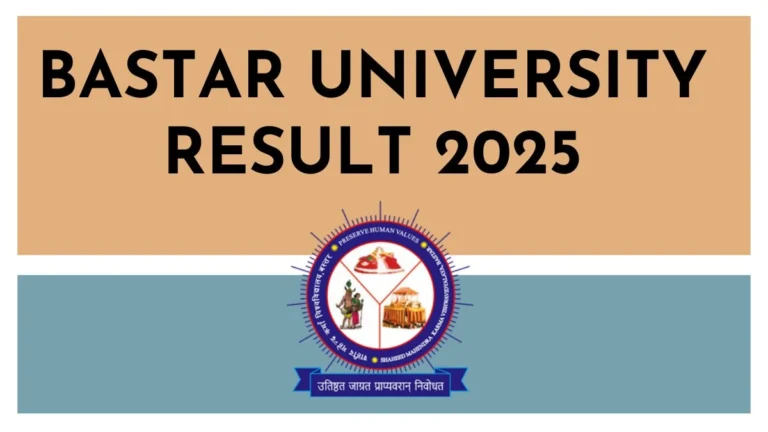 Bastar University Result 2025-2026 | SMKV Jagdalpur BA BSC BCom MA MSC Results - FindMyCollege
