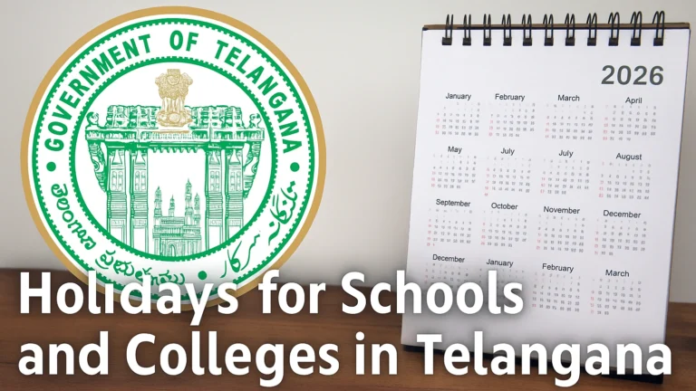 Holidays for Schools and Colleges in Telangana 2026: Complete List with Status - FindMyCollege