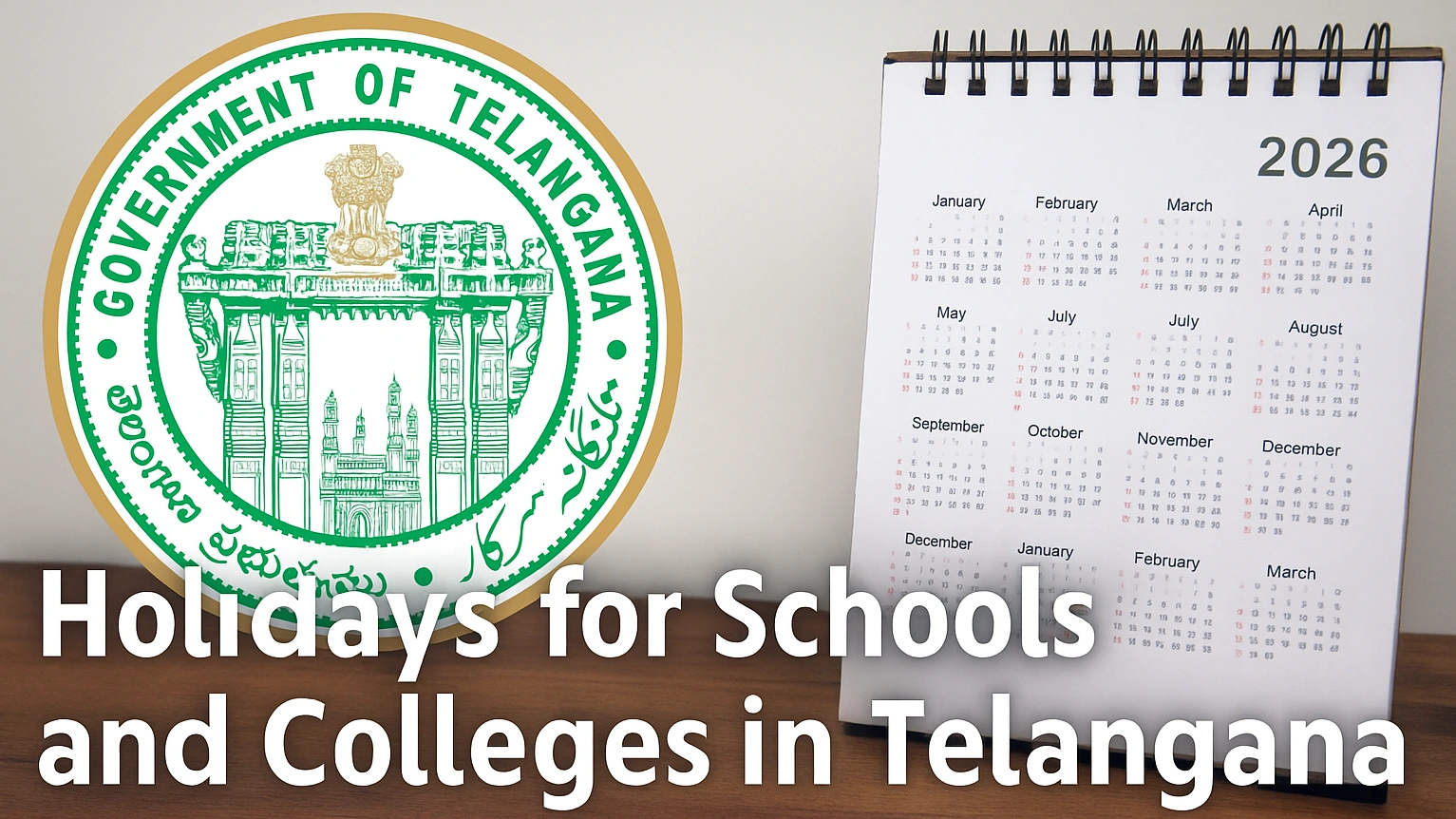 Holidays for Schools and Colleges in Telangana 2026: Complete List with Status - FindMyCollege
