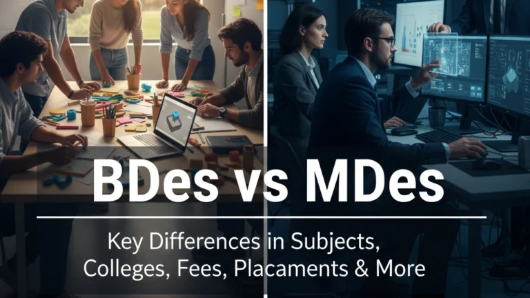 BDes vs MDes: Key Differences in Subjects, Colleges, Fees, Placements & More - FindMyCollege