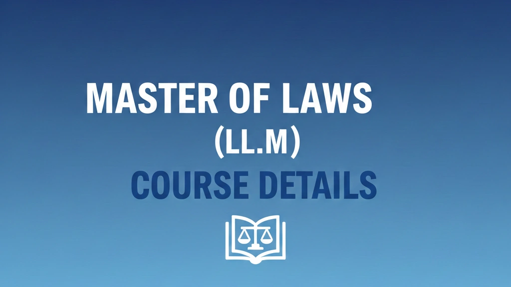 Master of Laws (LL.M.) Course Details 2026: Eligibility, Admission, Syllabus, Colleges, Career - FindMyCollege