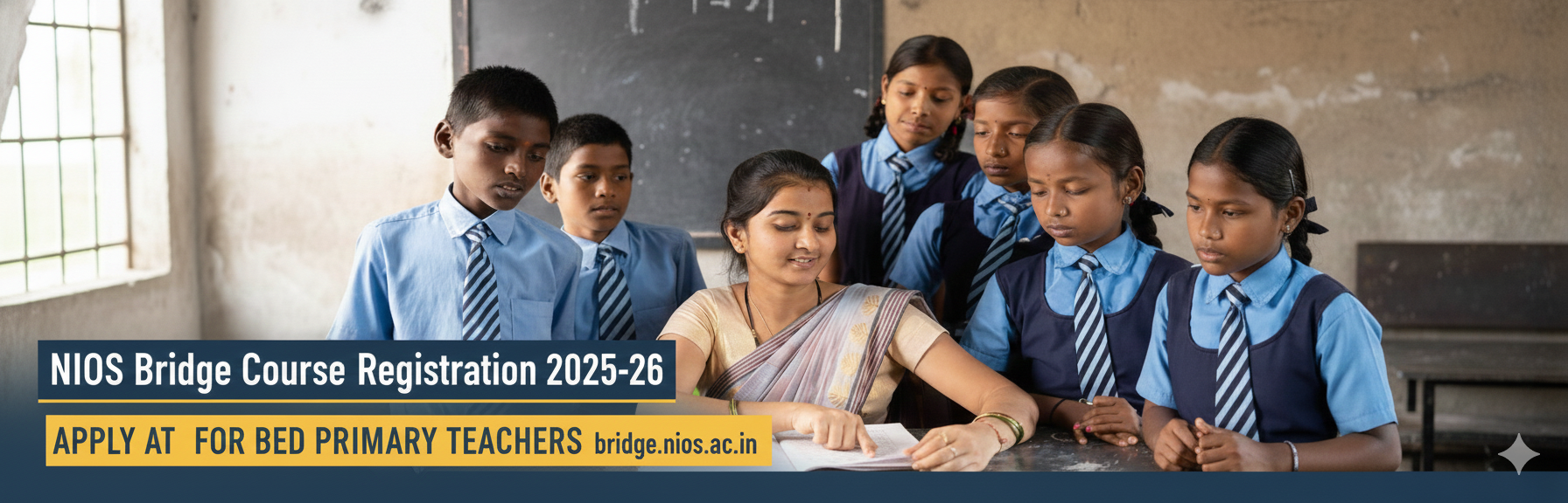 NIOS Bridge Course Registration 2025-26: Last Date Extended to January 19, 2026 – Apply at Bridge.nios.ac.in for B.Ed Primary Teachers - FindMyCollege