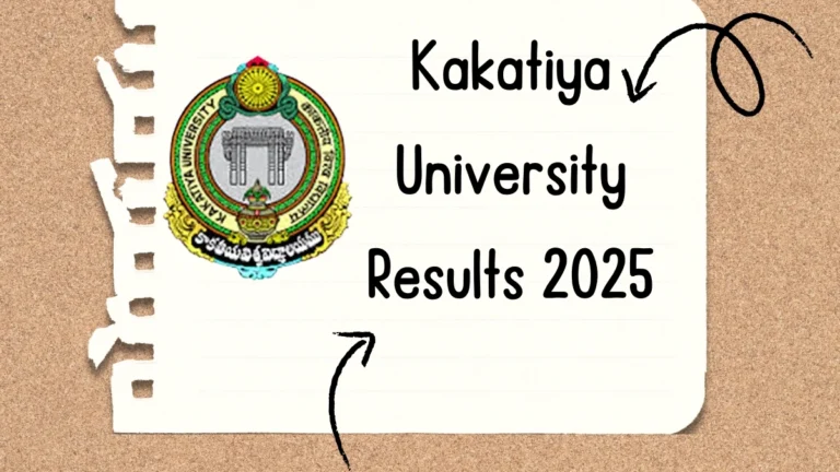 Kakatiya University Result 2025-2026 | Check KU Degree UG, PG Semester Results - FindMyCollege