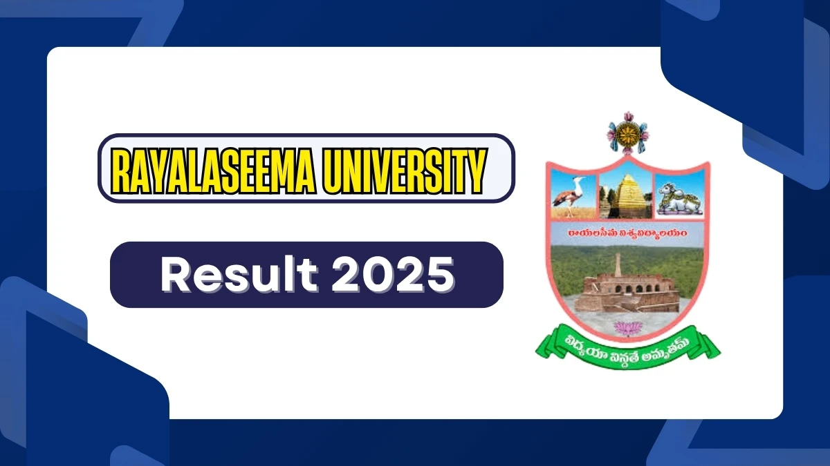 Rayalaseema University Degree Result 2025-2026 – Check UG, PG Semester Results - FindMyCollege
