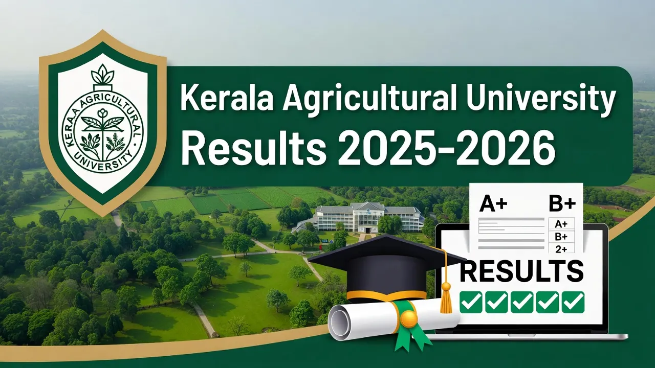 Kerala Agricultural University Result 2025-2026 – Latest Notifications - FindMyCollege