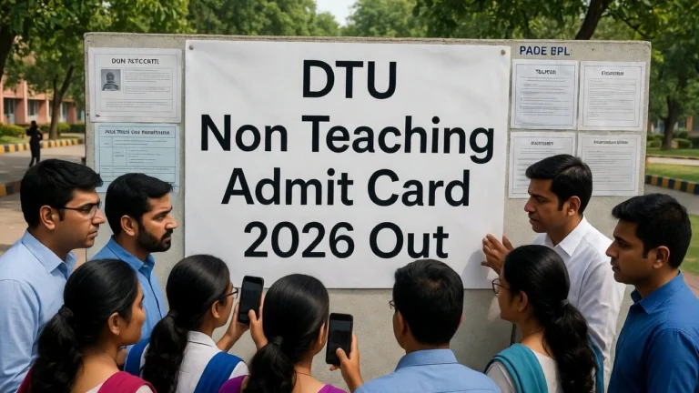 Delhi Technological University Issues Admit Cards for Non-Teaching Recruitment Exam - FindMyCollege