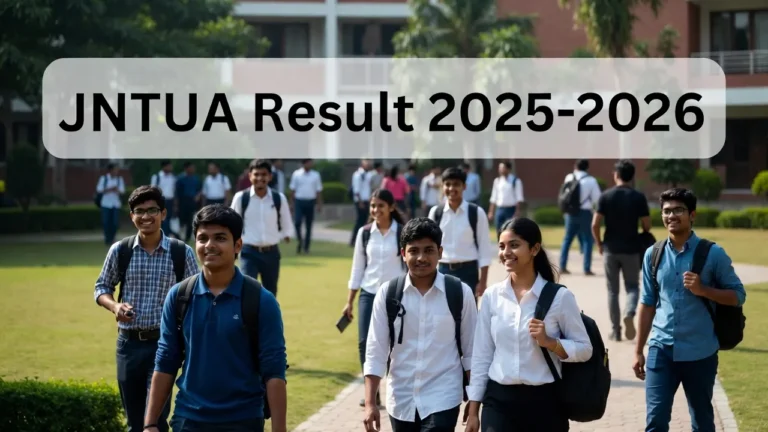 JNTUA Result 2025-2026 – Jawaharlal Nehru Technological University Anantapur Results - FindMyCollege