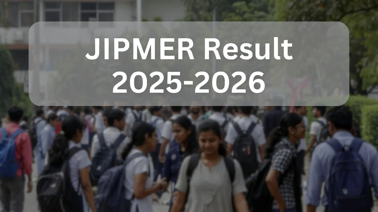 JIPMER Result 2025-2026 – Jawaharlal Institute of Postgraduate Medical Education and Research Results - FindMyCollege