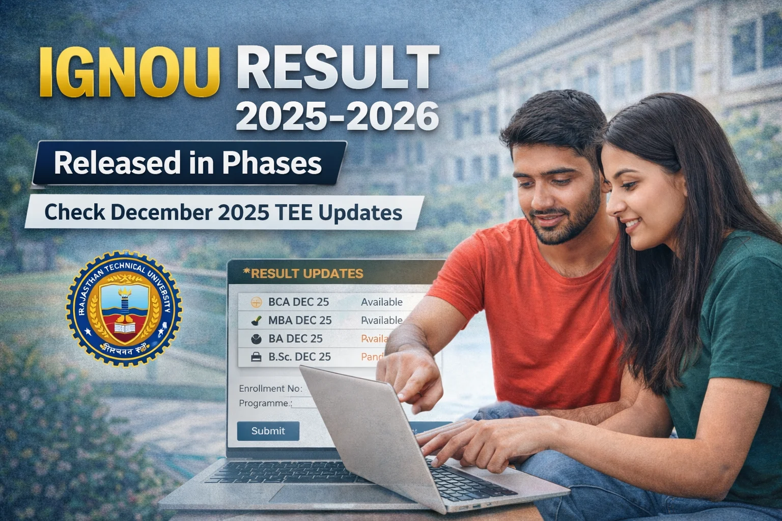 IGNOU Result 2025-2026 – Term End Examination Results - FindMyCollege