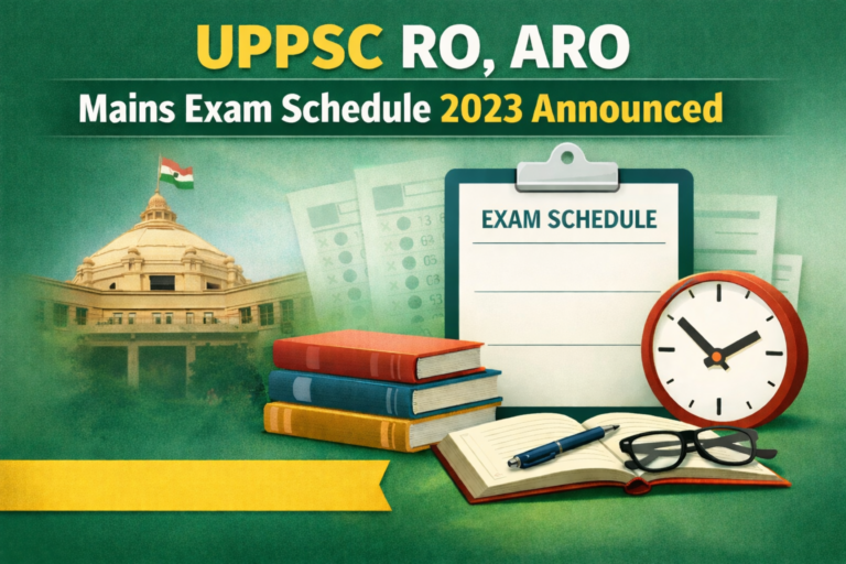 UPPSC RO, ARO Mains Exam Schedule 2023 Announced; Revised Dates Released - FindMyCollege