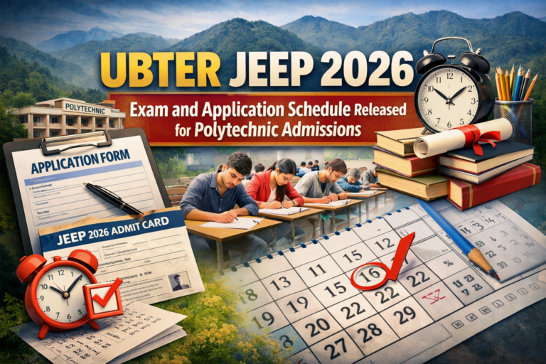 UBTER JEEP 2026: Exam and Application Schedule Released for Polytechnic Admissions - FindMyCollege