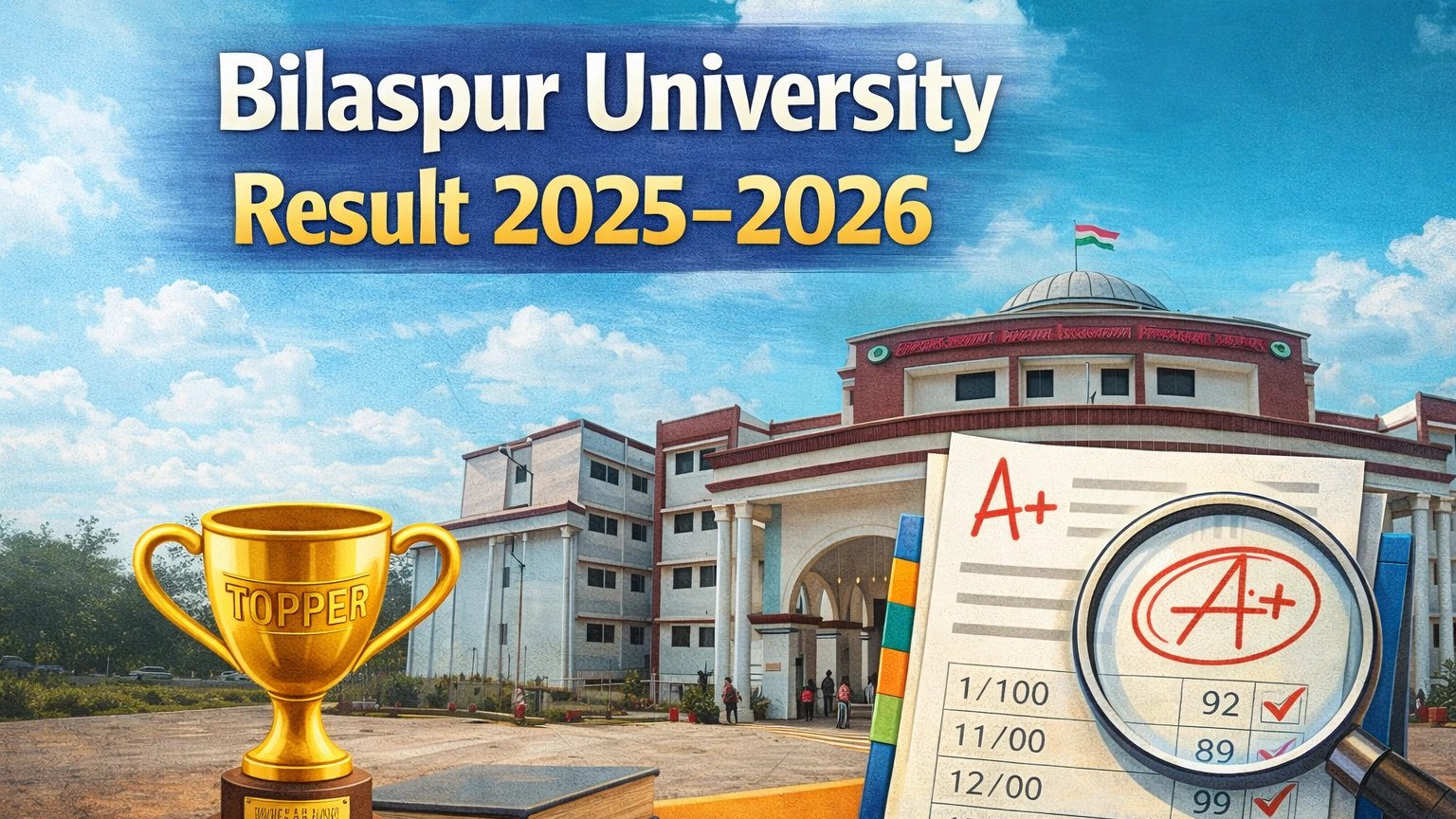Bilaspur University Result 2025-2026 – Check UG, PG, Law Semester Results - FindMyCollege