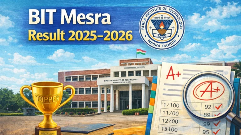 BIT Mesra Result 2025-2026 – Check B.Tech, MBA, MCA, M.Tech Semester Results - FindMyCollege