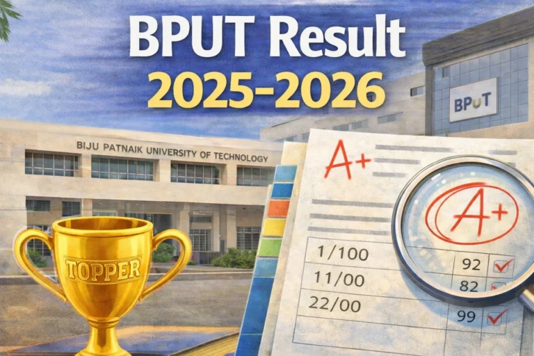 BPUT Result 2025-2026 – Check B.Tech, MBA, MCA, B.Pharm Semester Results - FindMyCollege