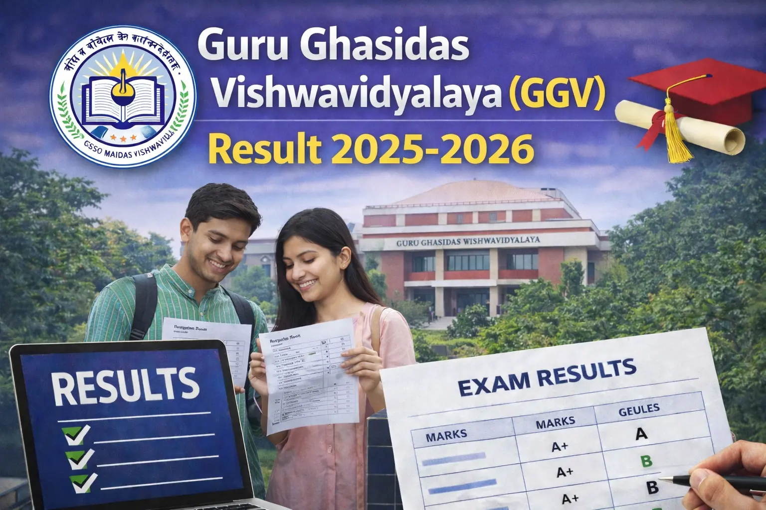 GGU Result 2025-2026 – Guru Ghasidas Vishwavidyalaya Results - FindMyCollege