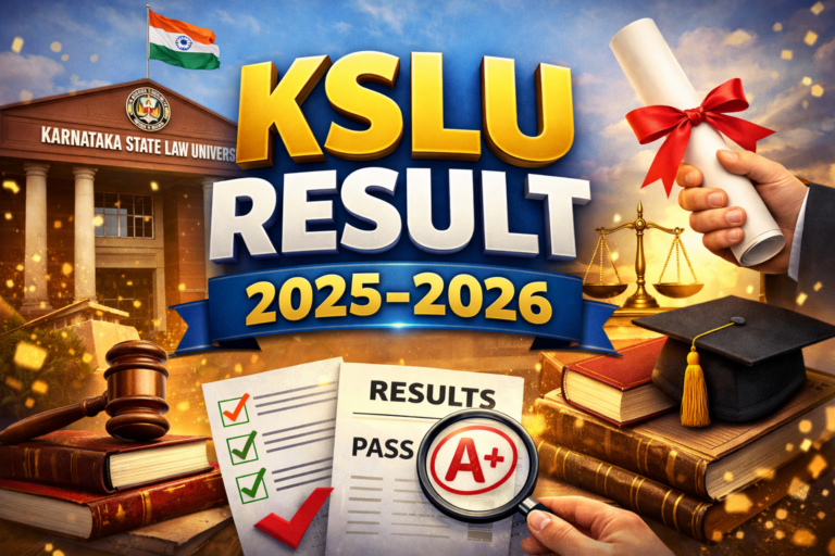 KSLU Result 2025-2026 – Karnataka State Law University Results - FindMyCollege