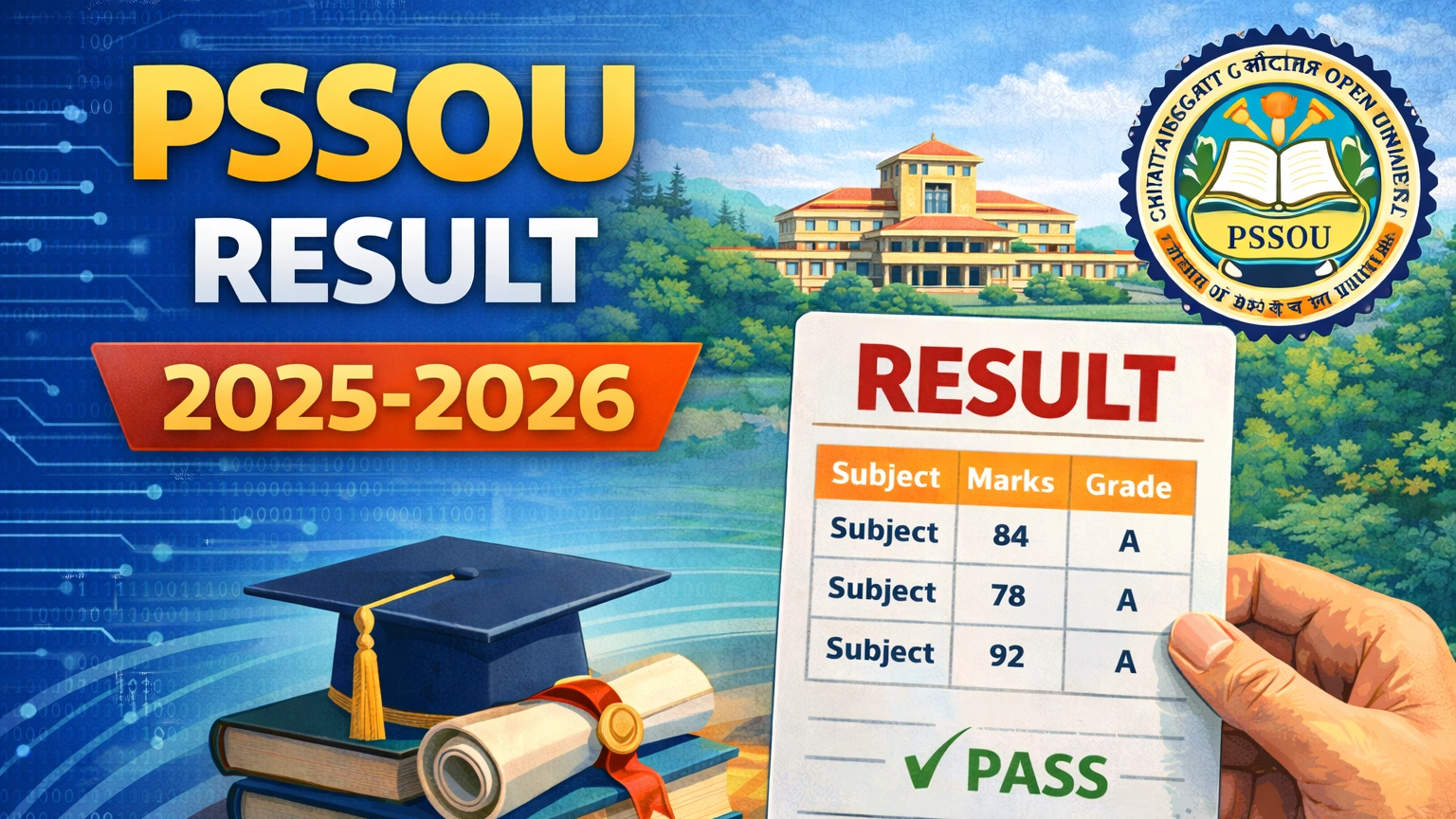 PSSOU Result 2025-2026 – Pandit Sundarlal Sharma Open University UG PG Results - FindMyCollege