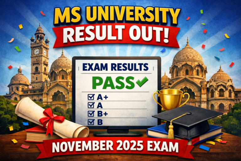MS University Result OUT for November 2025 Exam; Download Manonmaniam Sundaranar University UG & PG Marksheet PDF at Msuniv.ac.in - FindMyCollege
