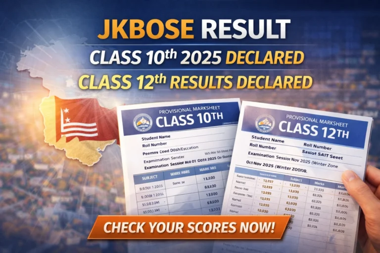 JKBOSE Result Class 10th 2025 Declared; Class 12th Results Declared for Winter Zone - FindMyCollege