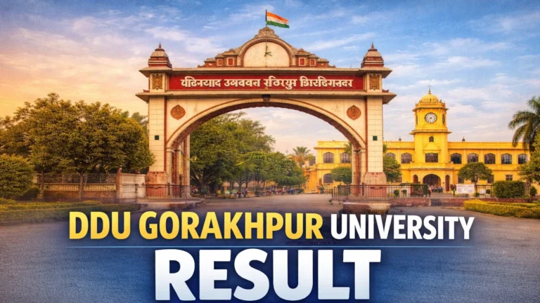 DDU Gorakhpur University Result 2025-2026 – Check UG, PG Semester and Annual Exam Results - FindMyCollege