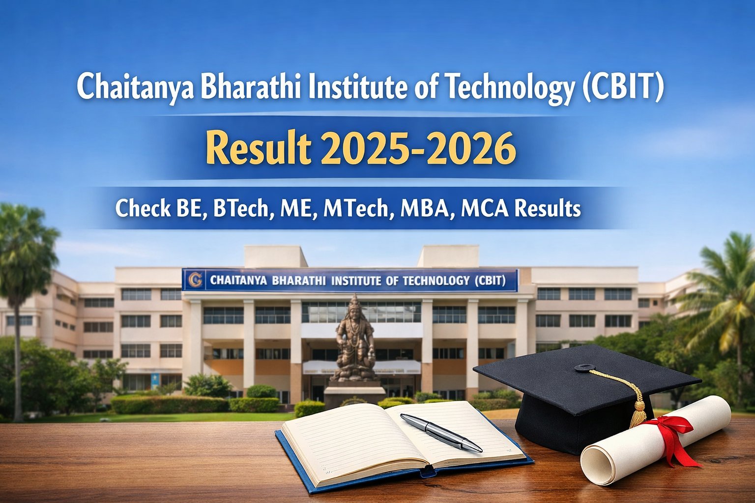 Chaitanya Bharathi Institute of Technology (CBIT) Result 2025-2026 – Check BE, BTech, ME, MTech, MBA, MCA Results - FindMyCollege