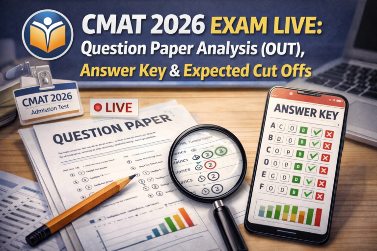 CMAT 2026 Exam Live: Question Paper Analysis (OUT), Answer Key & Expected Cut Offs - FindMyCollege