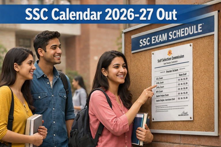New SSC Exam Calendar 2026-27 Released: Key Dates, Notifications & PDF Now Available on Ssc.gov.in - FindMyCollege