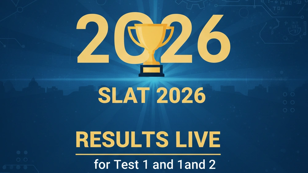 SLAT 2026 Results LIVE for Test 1 and Test 2; Check Result, Download Score Card - FindMyCollege