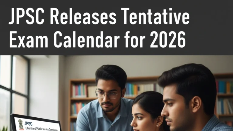 JPSC Releases Tentative Exam Calendar for 2026: Check Dates for Prelims, Mains and Interview - FindMyCollege