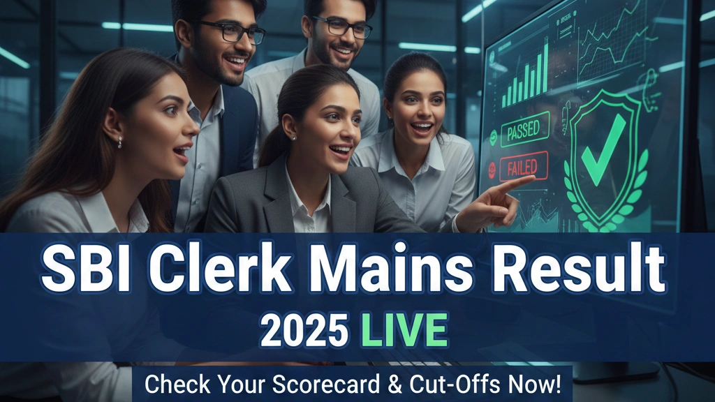 SBI Clerk Mains Result 2025 Awaited at Sbi.co.in; Junior Associate Merit List & Scorecard Release Expected Soon - FindMyCollege