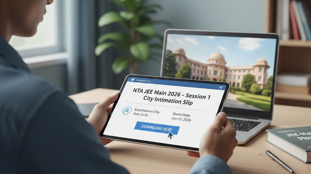 NTA Releases Exam City Intimation for JEE Main 2026 Session 1 in Advance - FindMyCollege