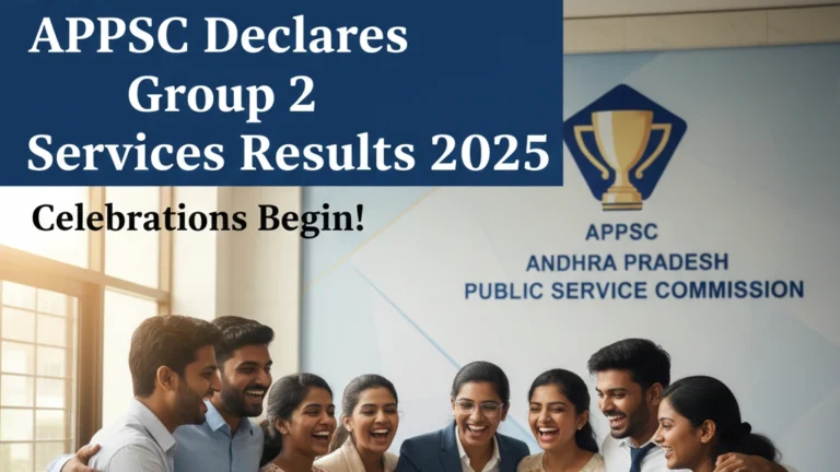 APPSC Declares Group 2 Services Results 2025, Check Final Selection List - FindMyCollege