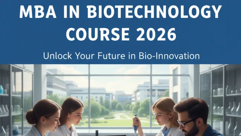 MBA in Biotechnology: Course, Eligibility, Colleges, Salary, Syllabus, Jobs, in India 2026 - FindMyCollege