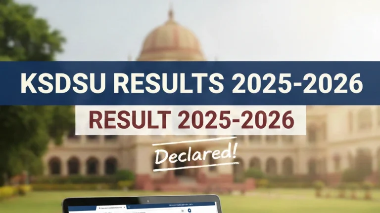 KSDSU Result 2025-2026 – Kameshwar Singh Darbhanga Sanskrit University Results - FindMyCollege