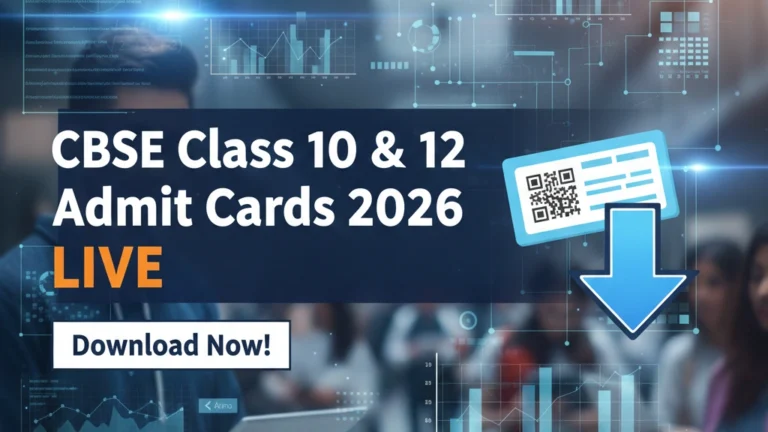 CBSE Class 10 and 12 Admit Cards 2026 Expected Soon at Cbse.gov.in; Check Release Dates, Direct Link, Steps to Download - FindMyCollege