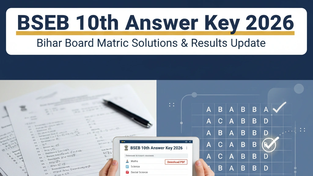 BSEB 10th Answer Key 2026: Download Bihar Board Matric Answer Key PDF Subject-Wise - FindMyCollege