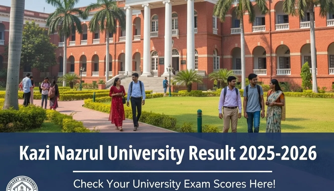 Kazi Nazrul University Result 2025-2026 – KNU Asansol Examination Results - FindMyCollege