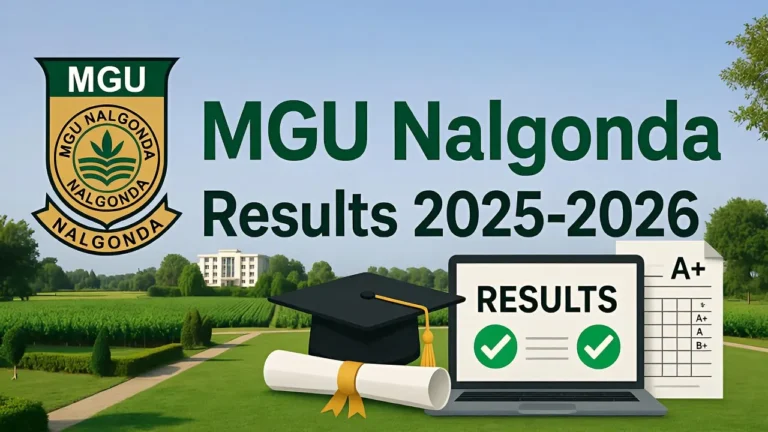 MGU Nalgonda Result 2025-2026: Check UG, PG Semester Results - FindMyCollege