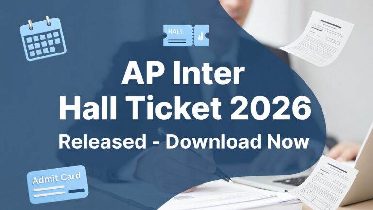AP Intermediate Hall Tickets 2026 Released for Theory Examinations, Find Download Links Here - FindMyCollege