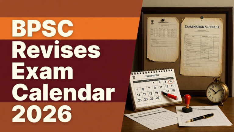 BPSC Issues Revised Exam Calendar for 2026, Announces Key Recruitment Schedules - FindMyCollege