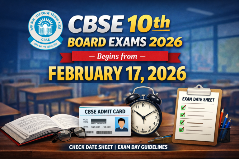 CBSE 10th Board Exams 2026 Begins from Feb 17; Check Date Sheet & Exam Day Instructions - FindMyCollege