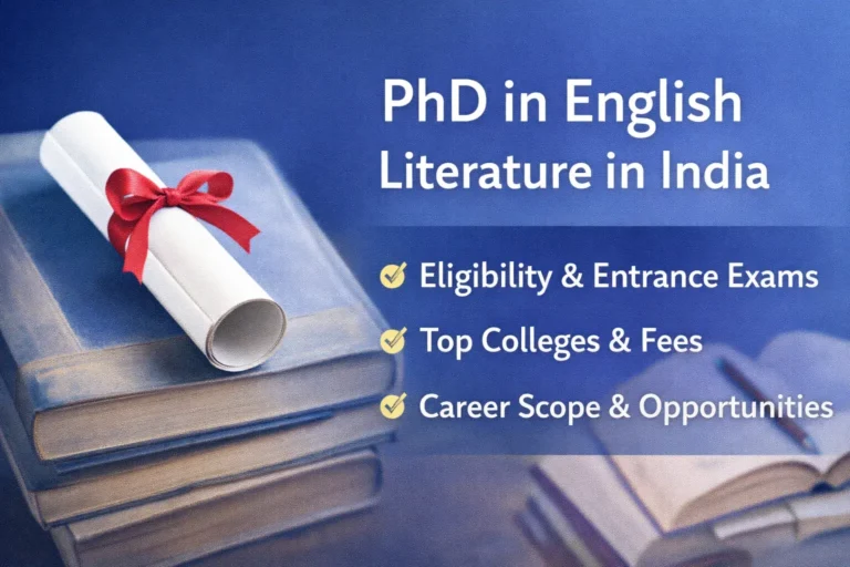PHD in English Literature in India: Colleges, Fees, Syllabus, and Career Opportunities - FindMyCollege
