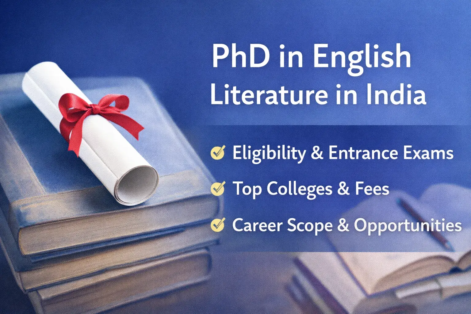 PHD in English Literature in India: Colleges, Fees, Syllabus, and Career Opportunities - FindMyCollege