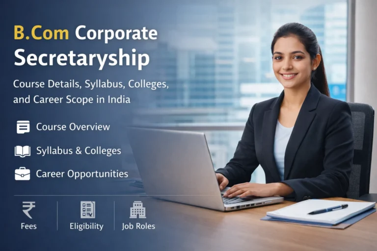 B.Com Corporate Secretaryship: Course Details, Syllabus, Colleges, and Career Scope in India - FindMyCollege