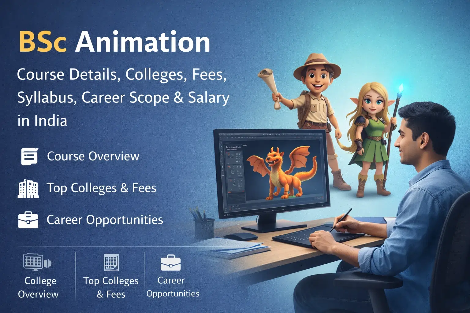 BSC Animation: Course Details, Colleges, Fees, Syllabus, Career Scope & Salary in India - FindMyCollege
