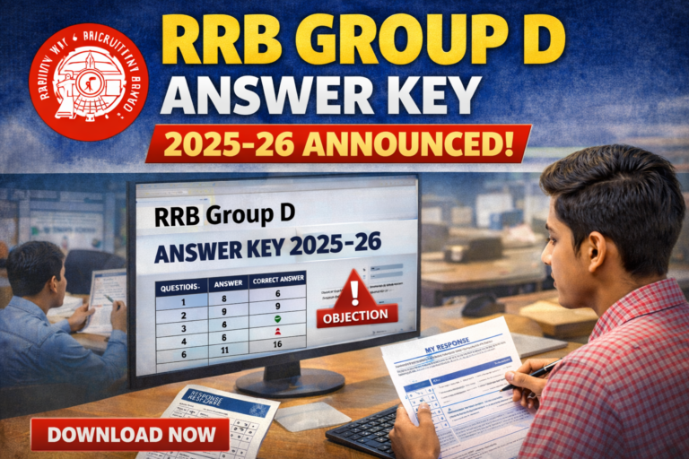 RRB Group D Answer Key 2025-26: How to Check the Provisional Answer Key Online? - FindMyCollege