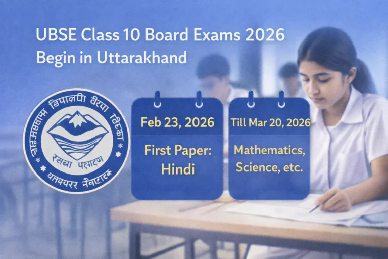 UBSE Class 10 Board Examinations 2026 Begin Across Uttarakhand; Exams to Continue Till March 20 - FindMyCollege