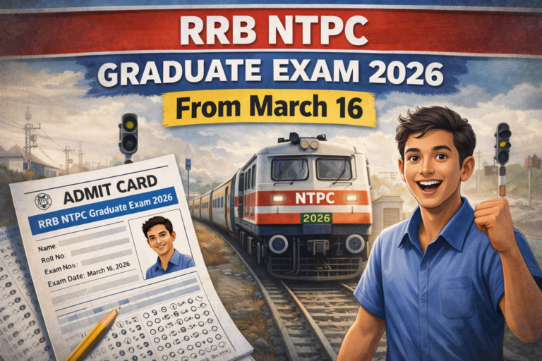 RRB NTPC Graduate Exam 2026 from March 16; Check CBT 1 Dates, Admit Card & Selection Process - FindMyCollege