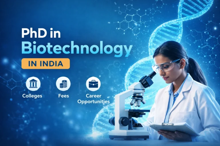 PHD in Biotechnology in India: Colleges, Fees, Eligibility, and Career Paths - FindMyCollege